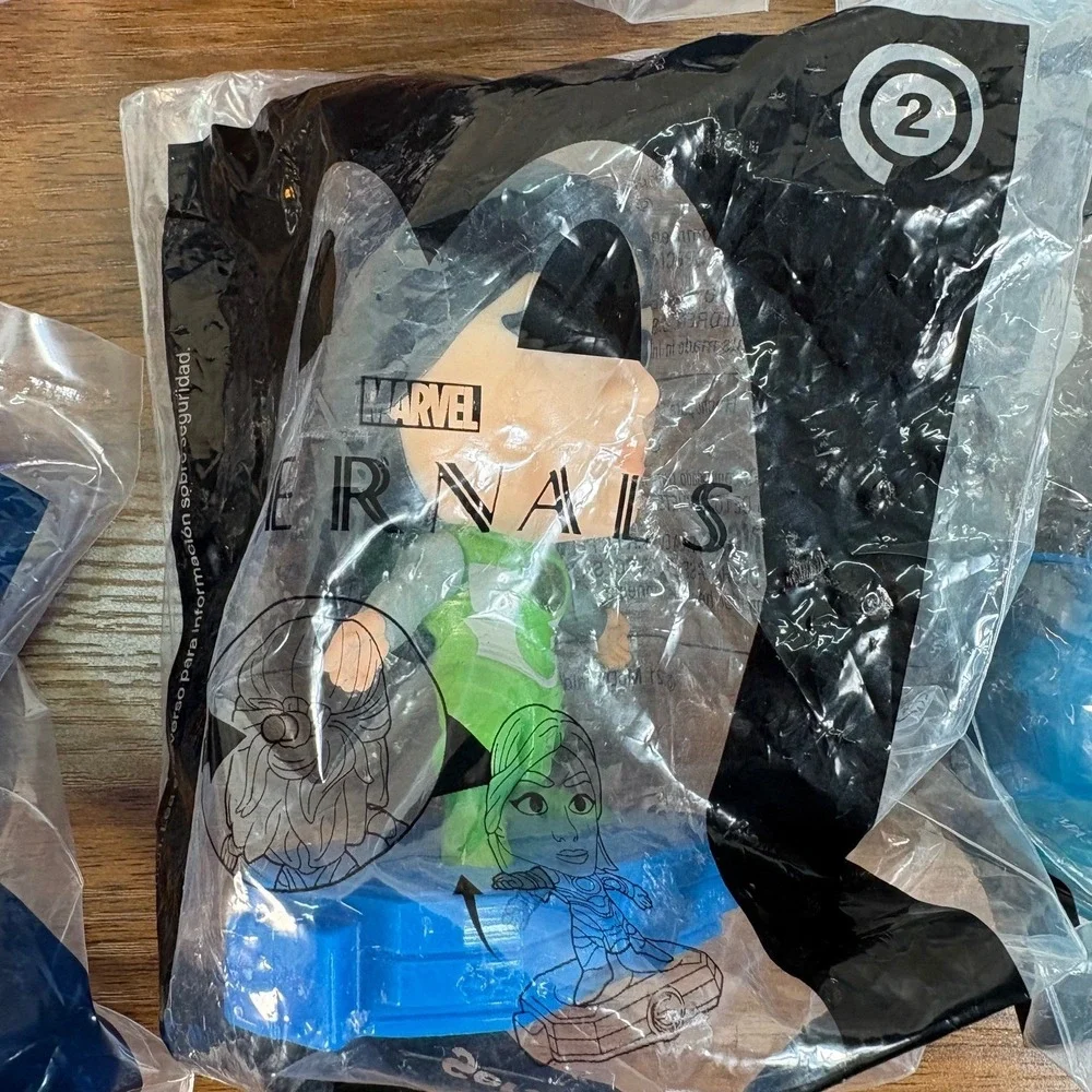 Marvel Avengers LOVE AND THUNDER Happy Meal Toys Qty Six  plus Two Disney Pixar‎